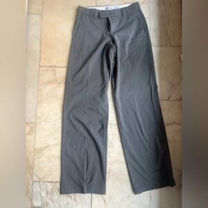 Men's Gray Pinstripe Pants